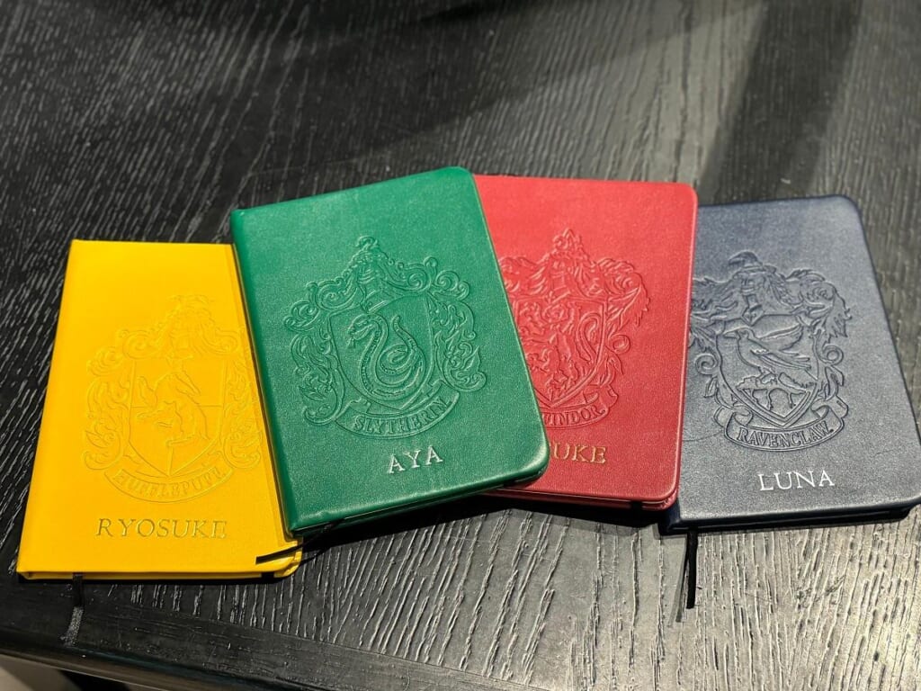 スタジオツアー東京「ノート カスタマイズ（名入れ込み）4寮