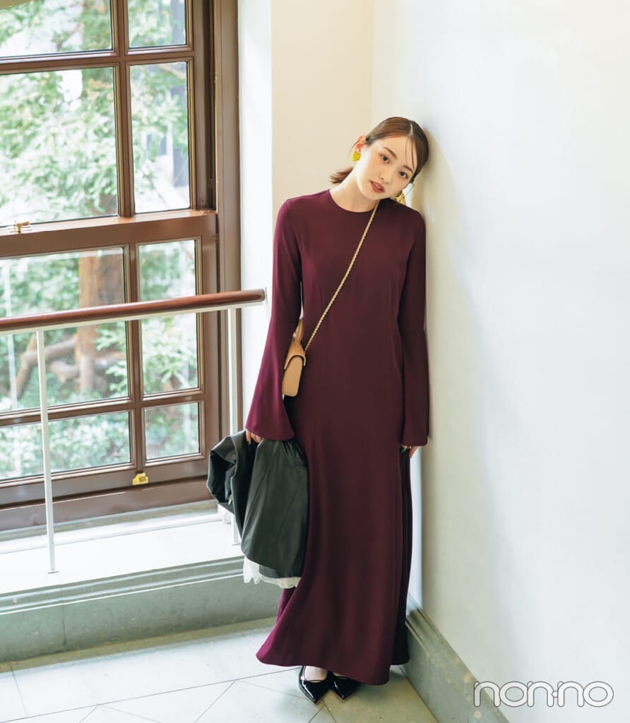 村上なずなの「アール・デコとモード 京都服飾文化研究財団（KCI）コレクションを中心に」に行く時の美術館コーデ1