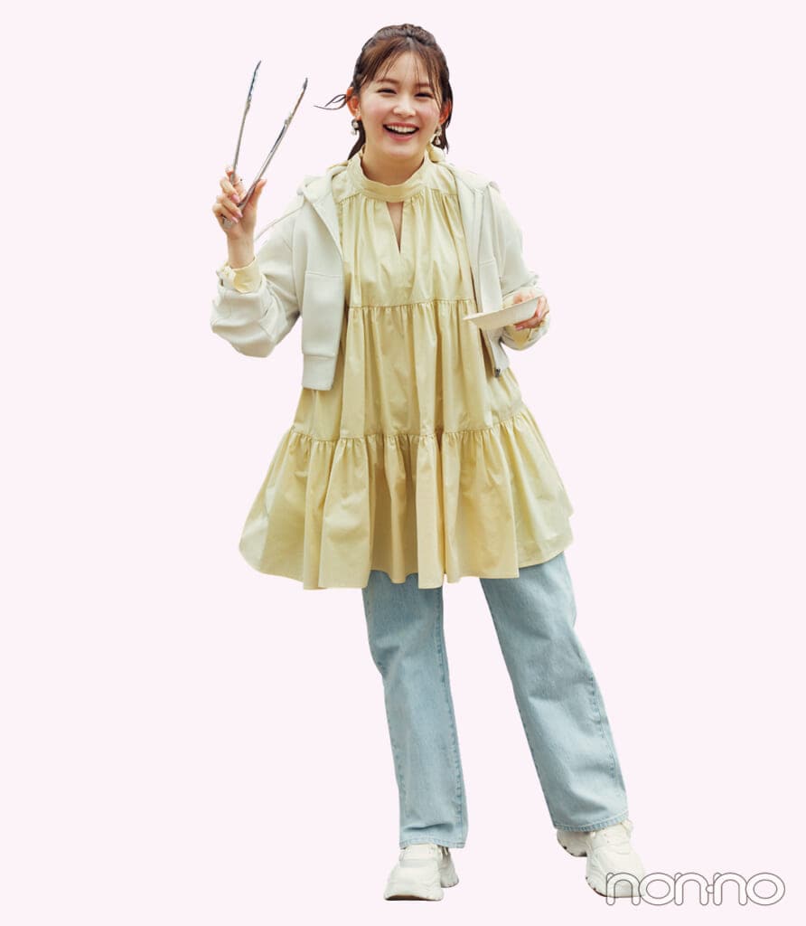 久間田琳加の新学期ワードローブモデルカット4-4