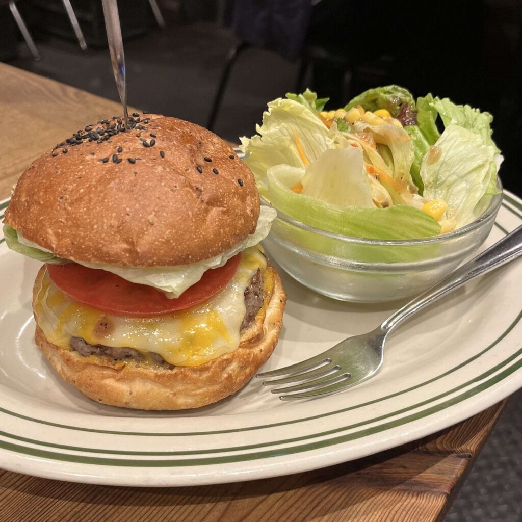 コルビージャックチーズバーガー