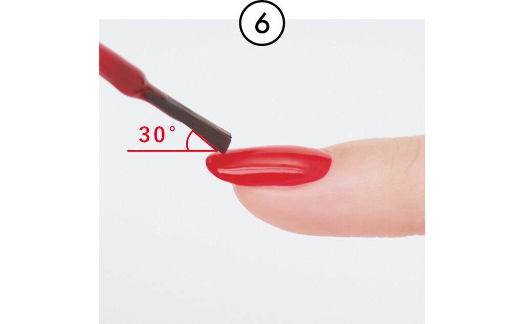 加藤栞のもちがよくなるセルフネイルの基本プロセスカット8