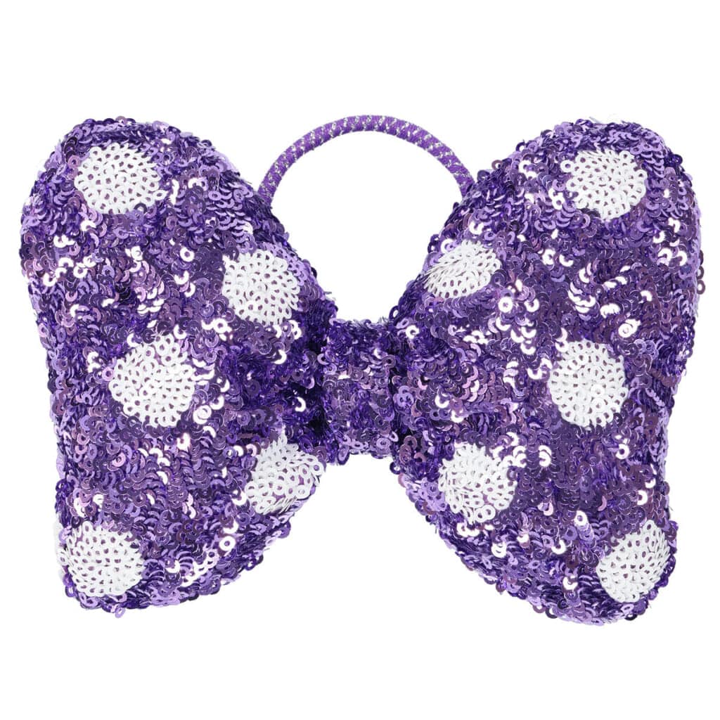 ミニ―ヘアゴムパープル