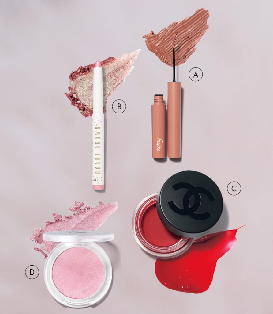 小坂菜緒の冬のゆきんこメイクアイテムカット2−3