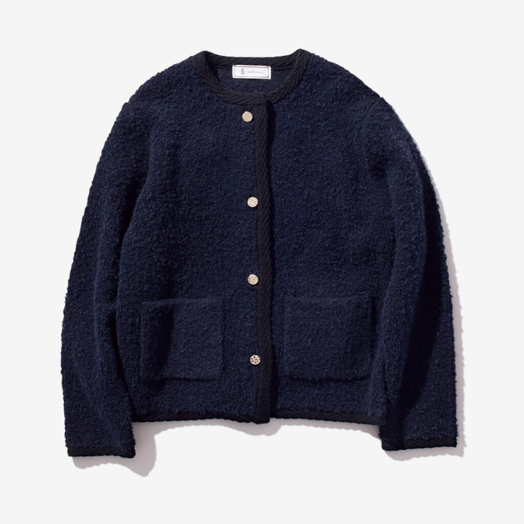 ROPÉ PICNICのループ編みニットカーディガン