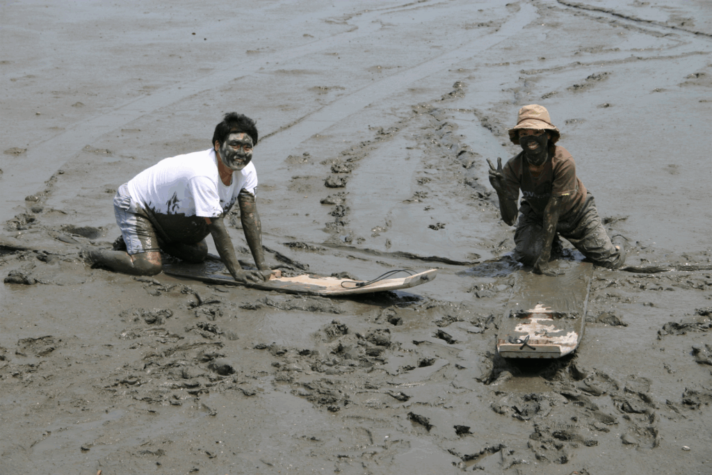佐賀県　鹿島市　干潟　体験