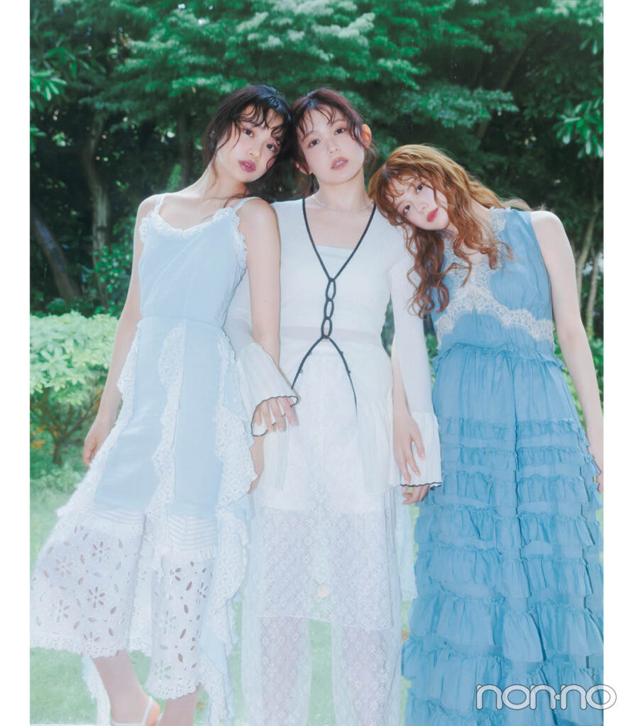 紺野彩夏・久間田琳加・林芽亜里のロマンティックレース