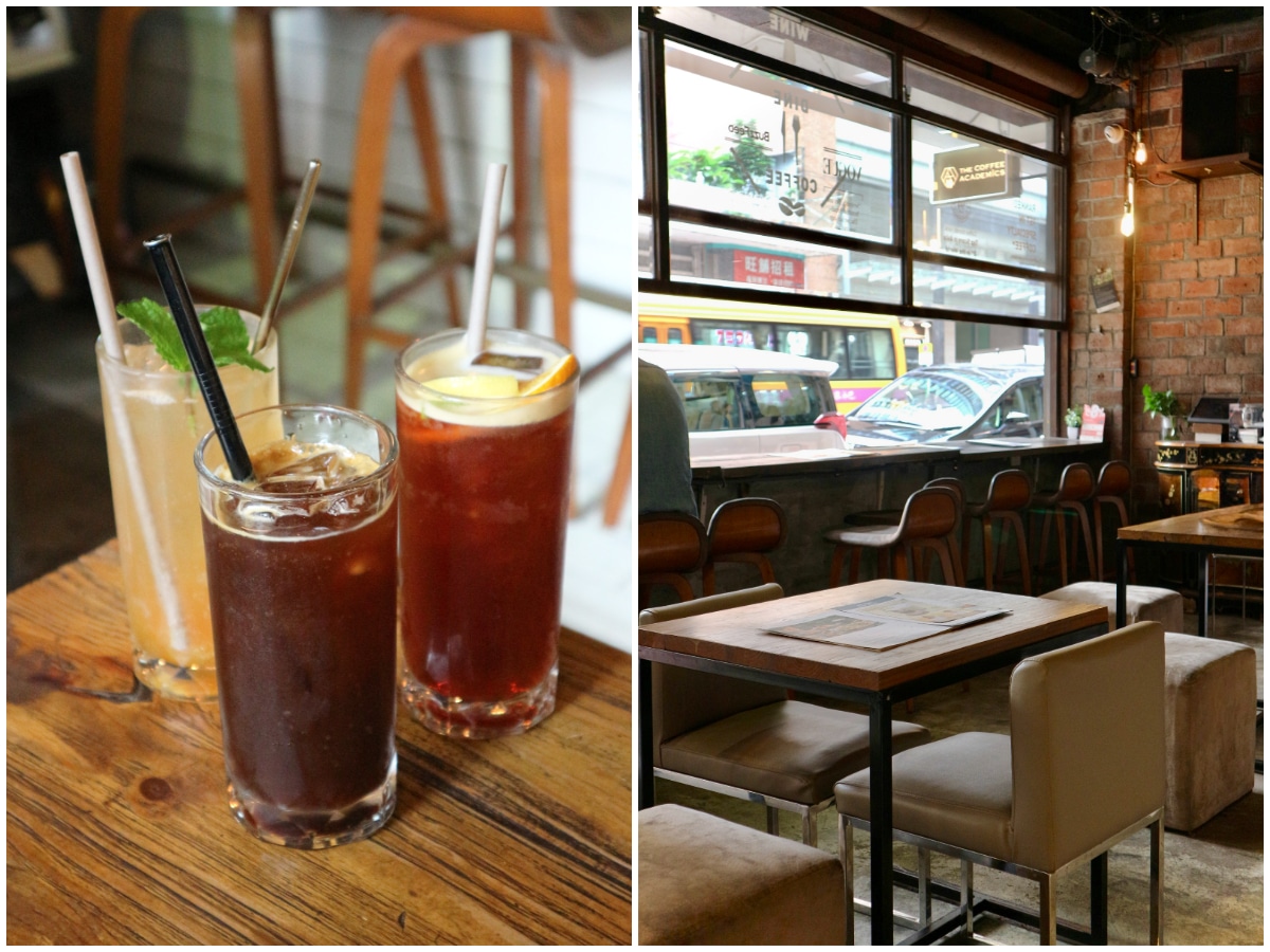 香港『The Coffee Academics』のアイスコーヒーと店内