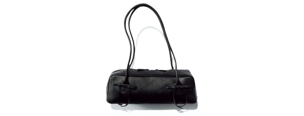 着回したバッグ＆靴-横長リボンバッグ