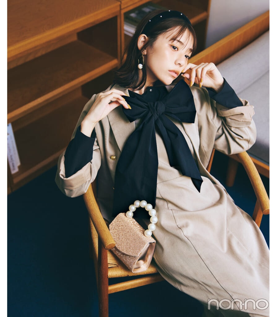 菊地姫奈のGCENEAのキャミワンピセットアップ着回し4-3