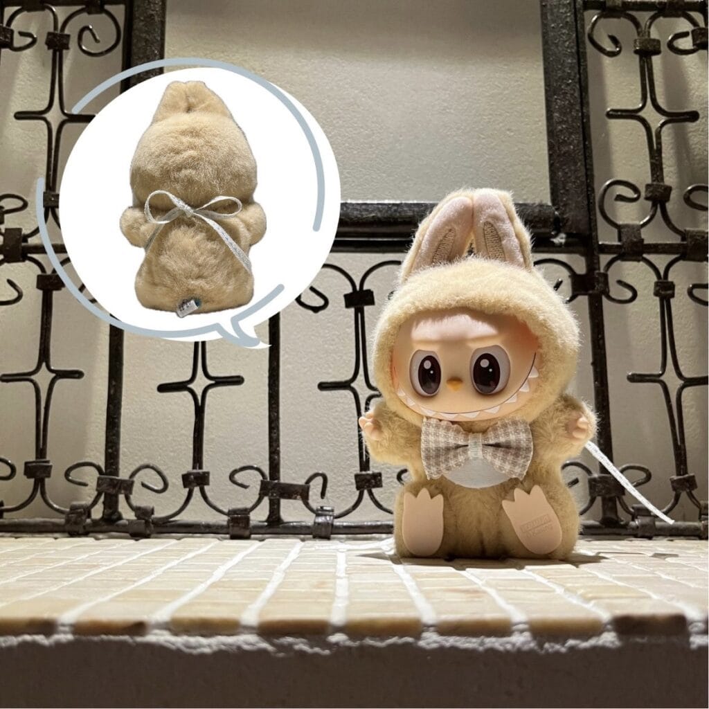 ぬいぐるみ スタイ ラブブ 服 着用画像