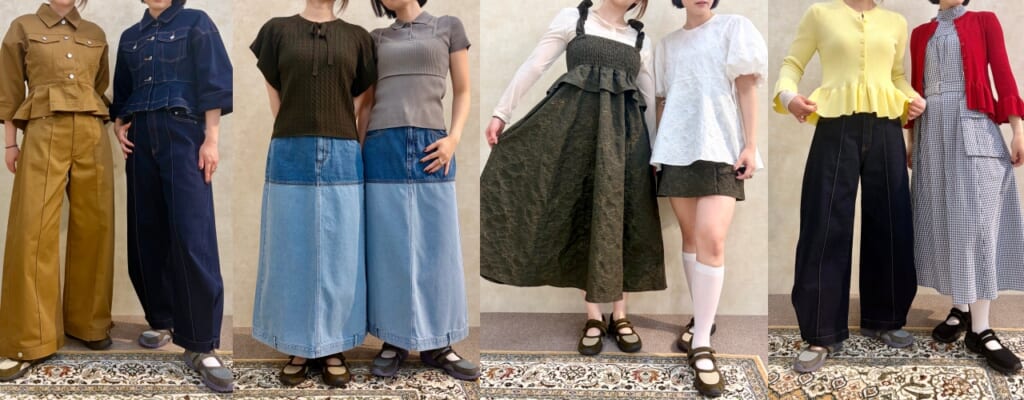 GU×rokh2026春夏コレクションの試着会で着用した8コーデ
