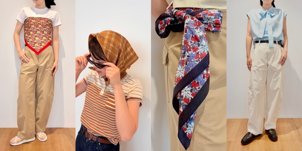 UNIQLOF.RISSO　試着会　シルクプリントスカーフ