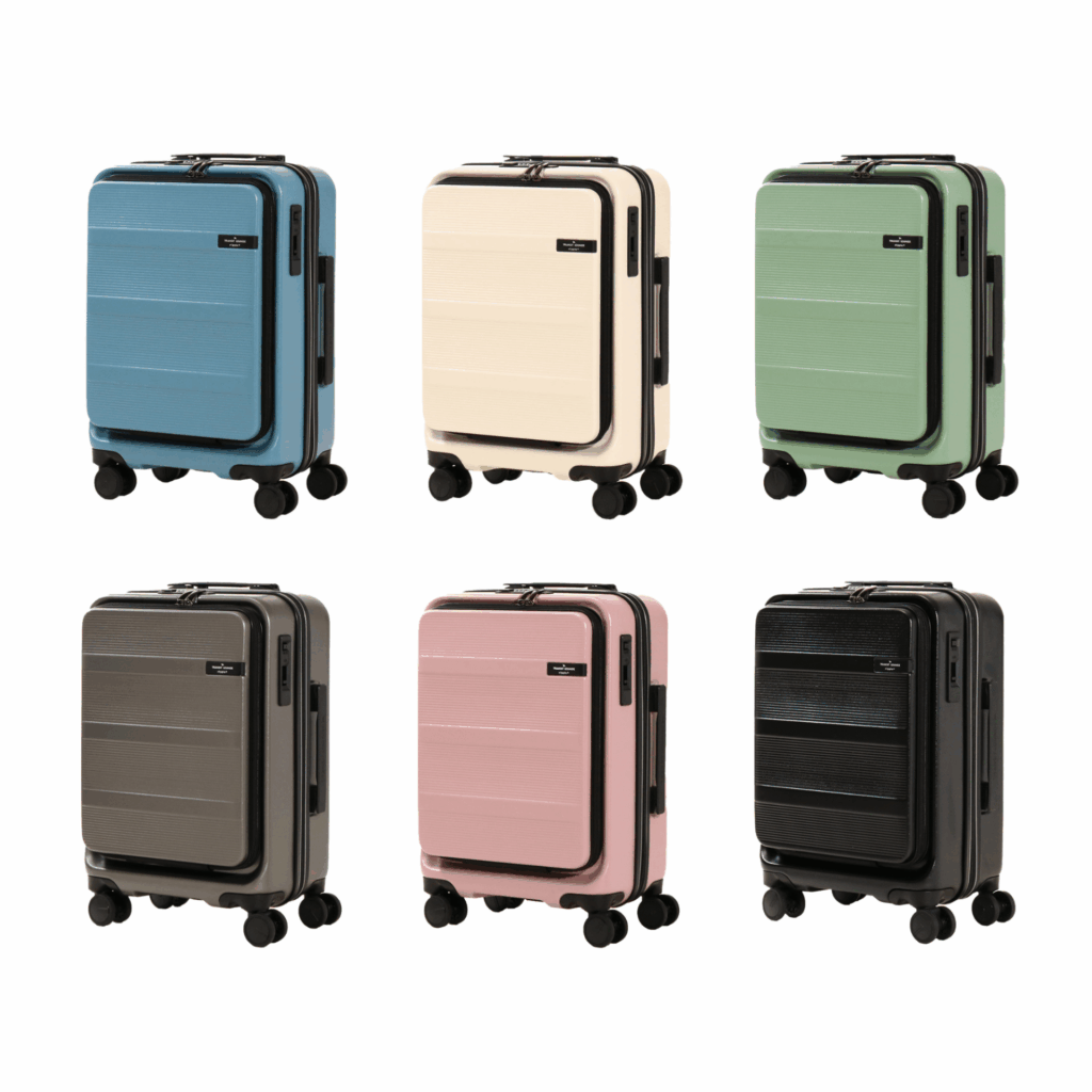 リップルプラススーツケースの色バリエーション