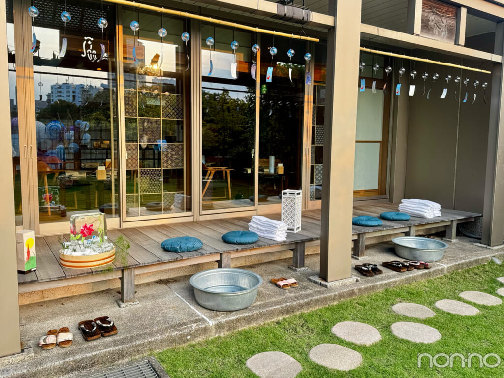 東京イベント「SUZUMUSHI CAFÉ（スズムシ カフェ）」縁側席