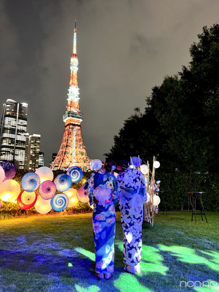 東京イベント「SUZUMUSHI CAFÉ（スズムシ カフェ）」夜の様子