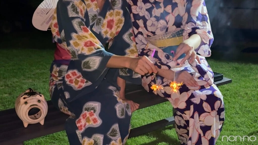 東京イベント「SUZUMUSHI CAFÉ（スズムシ カフェ）」線香花火