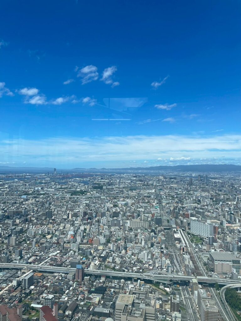 あべのハルカス展望台の景色
