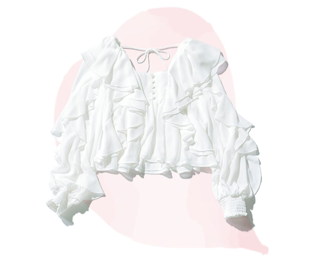 出口夏希デニム×花びらトップスアイテムカット1-2