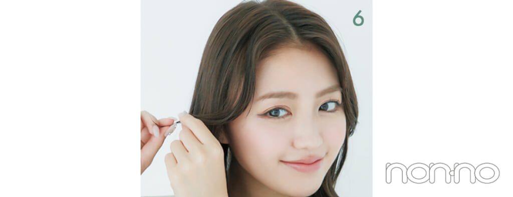 香音のストレートアイロンアレンジプロセスカット1-14