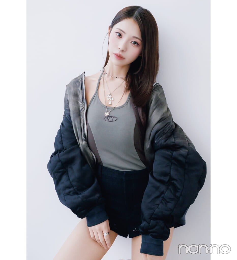 菊地姫奈のネコ顔メイクのリップHOW TO2