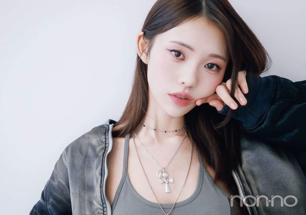 菊地姫奈のネコ顔メイクの目元HOW TO2