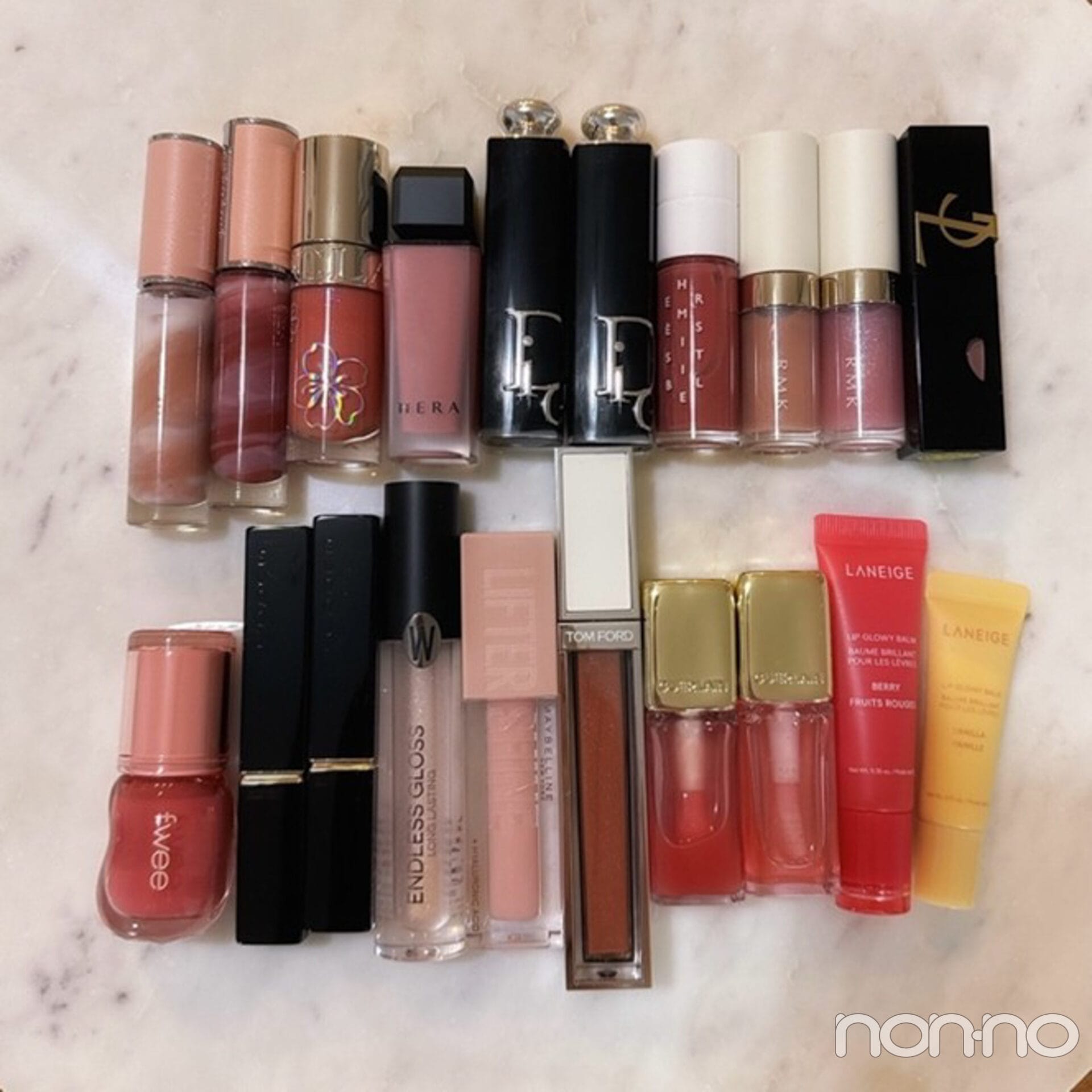 りんくまの美容格言リップメイク編のスタメンリップ20本