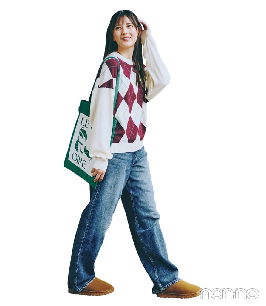 小坂菜緒の4系統別着回しモデルカット4-5