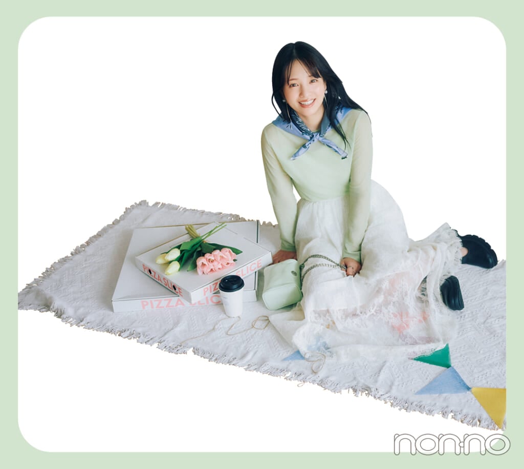 横田真悠の好きな色で大人っぽく進化♡春休み着回し15daysモデルカット6-1