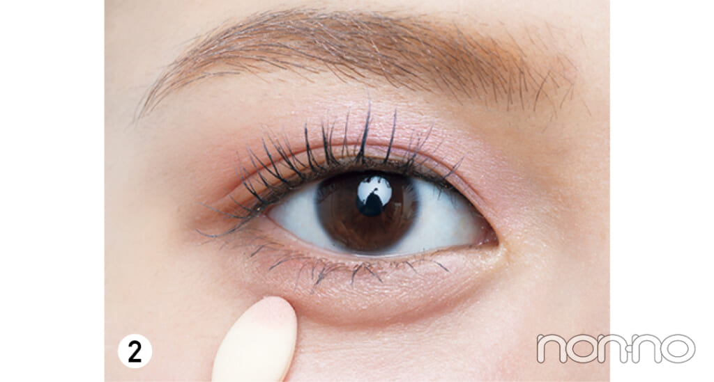 加藤栞の涙袋メイクプロセスカット3−4