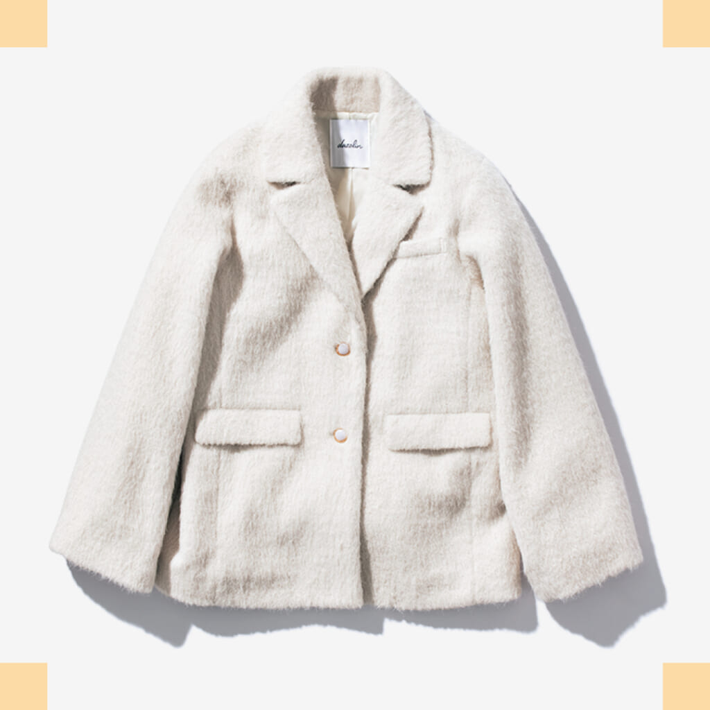 dazzlin ウールライクジャケット