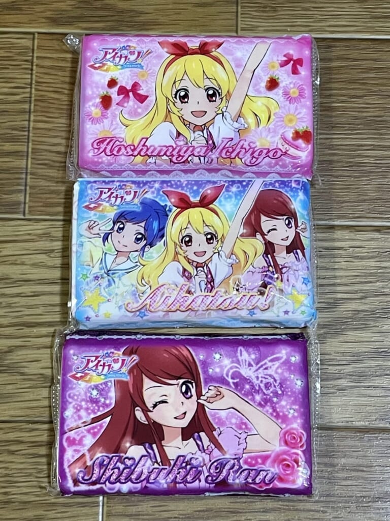 アイカツ!デザインのポケットティッシュ3種