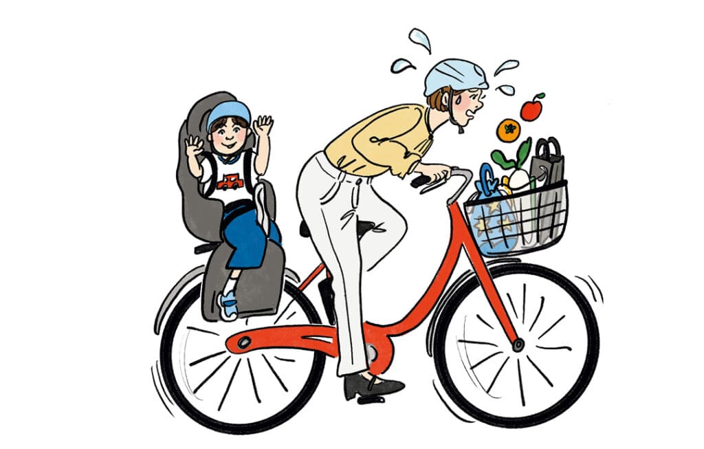 ワーママライフイラストカット2