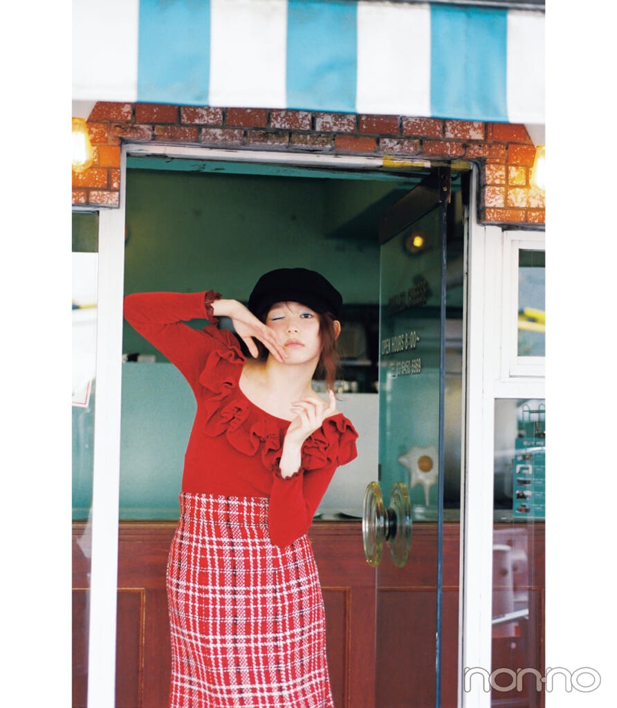 久間田琳加の『アバウト・タイム〜愛おしい時間について〜』コーデ1