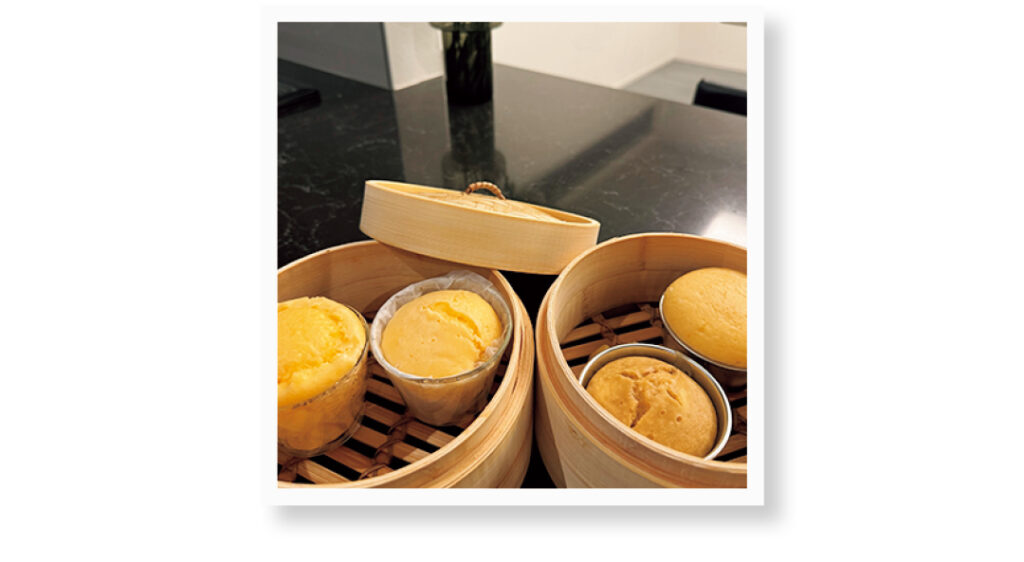 加藤栞の手作りの蒸しパン