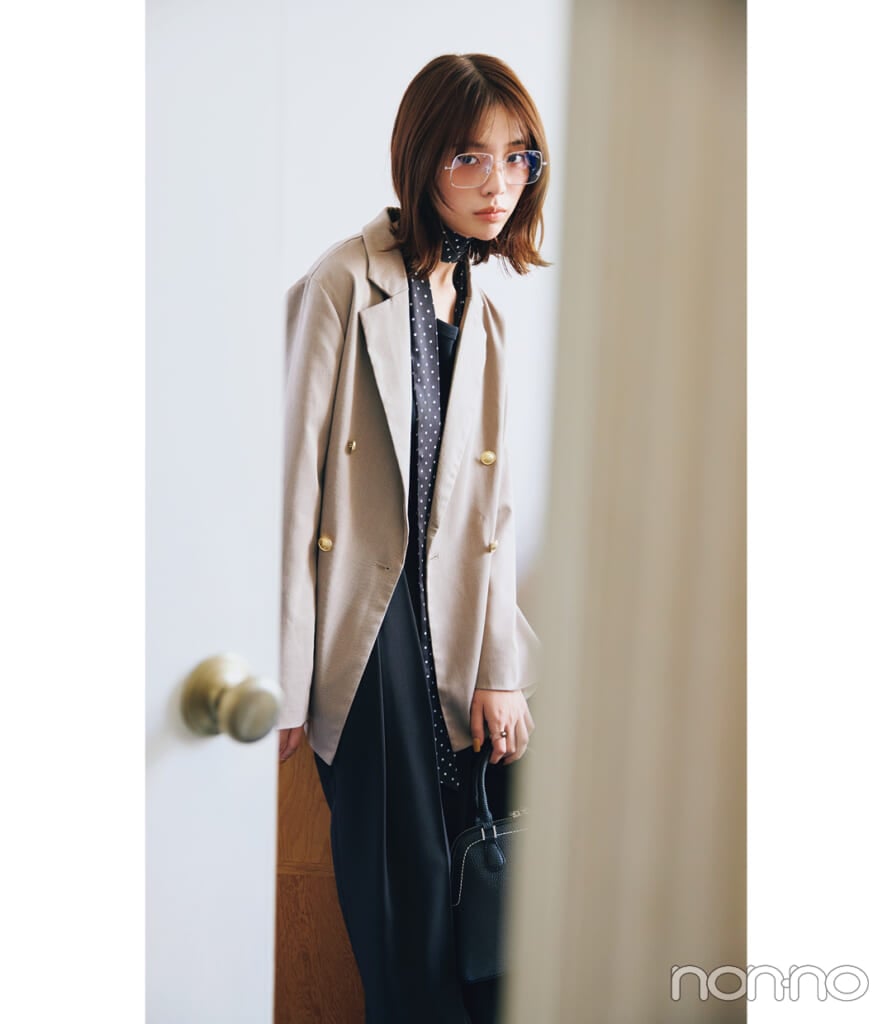 菊地姫奈のGCENEAのキャミワンピセットアップ着回し4-2