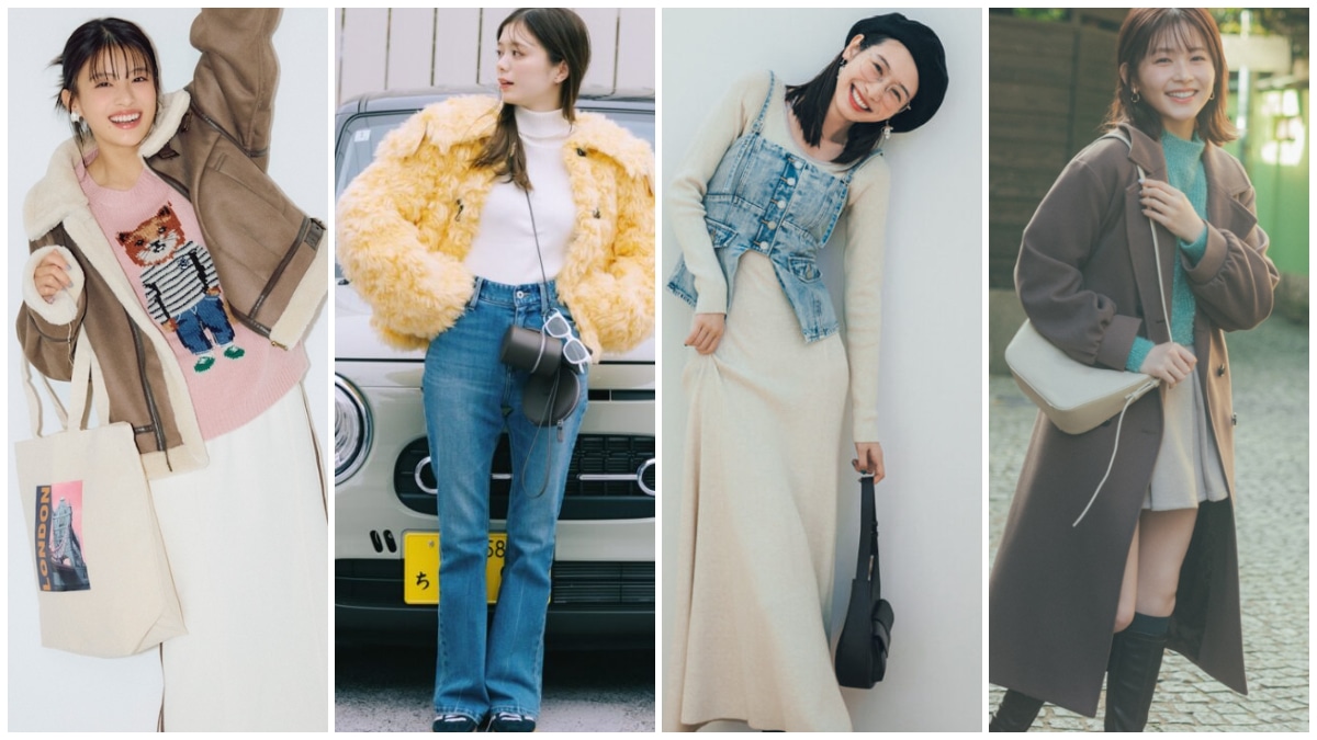 秋冬のディズニーコーデ4体