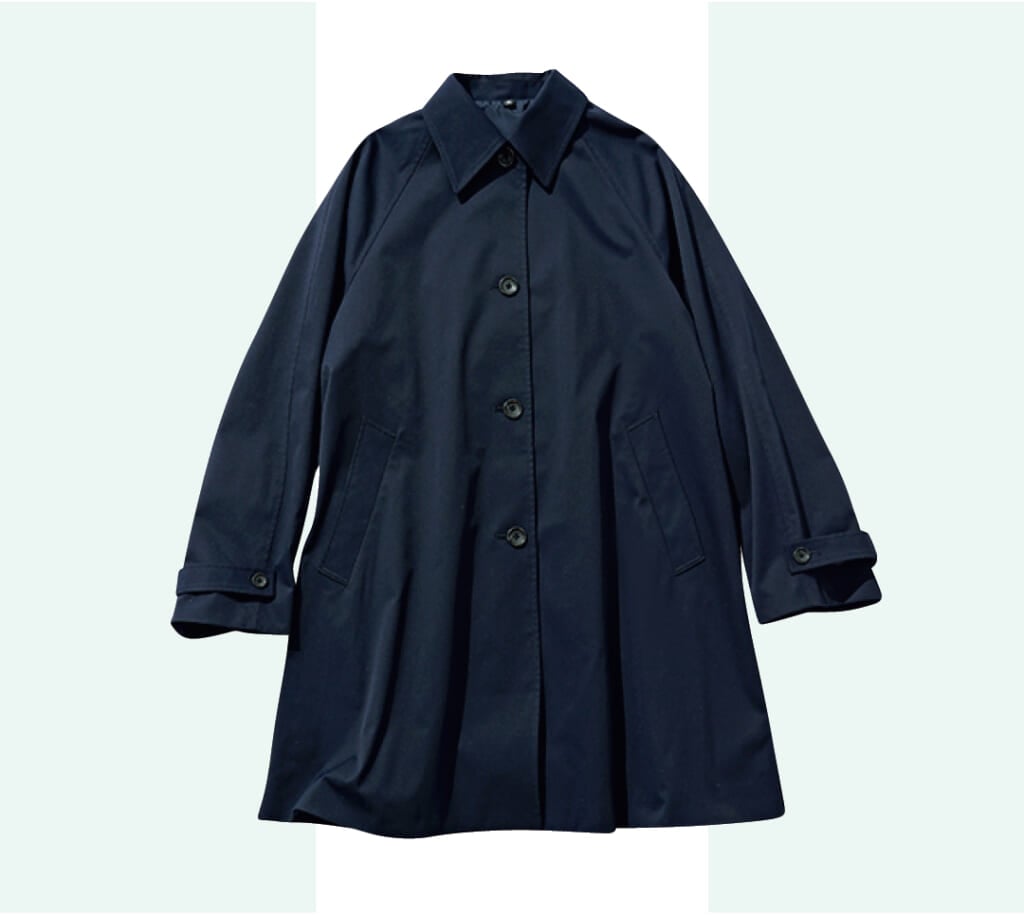 カジュアル派の新学期ワードローブアイテム：GUのステンカラーコート