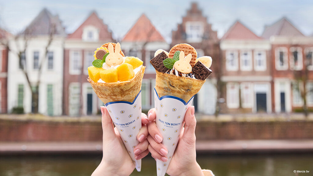 ミッフィーのテイクアウト専門店のクレープ