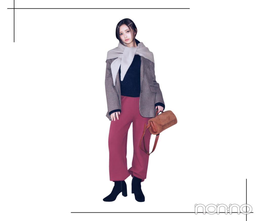 non-no webの井上和　撮影／Na Jinkyung（TRON）