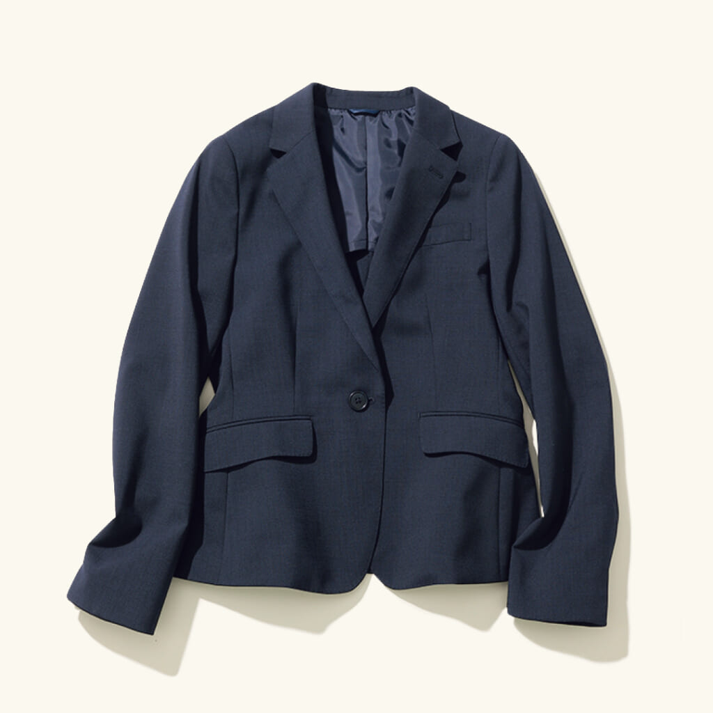 スラックスに合うジャケットの形