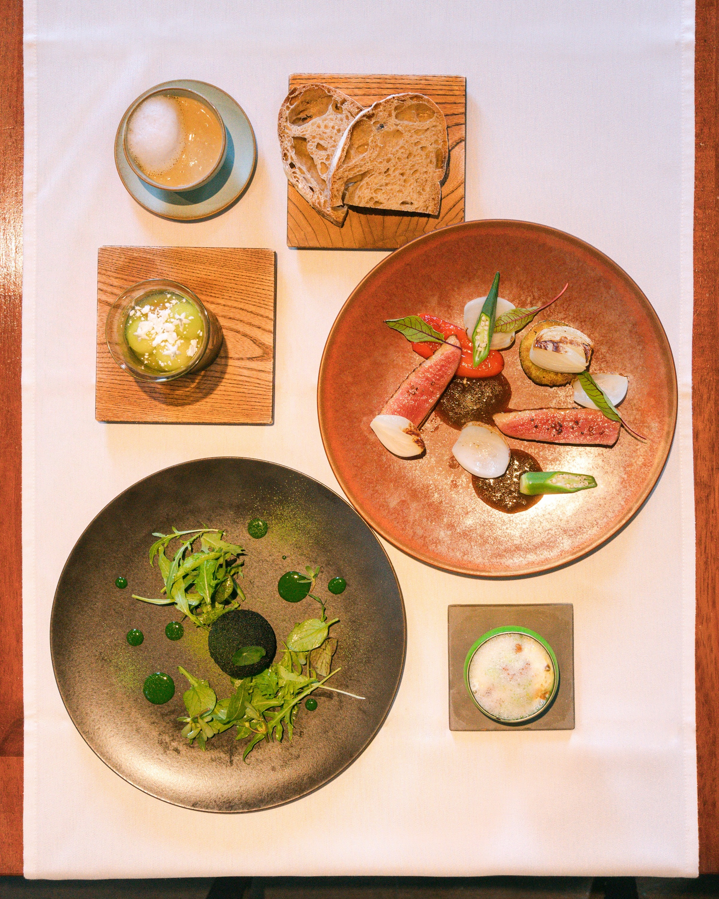 ランチのプレミアムコースの写真