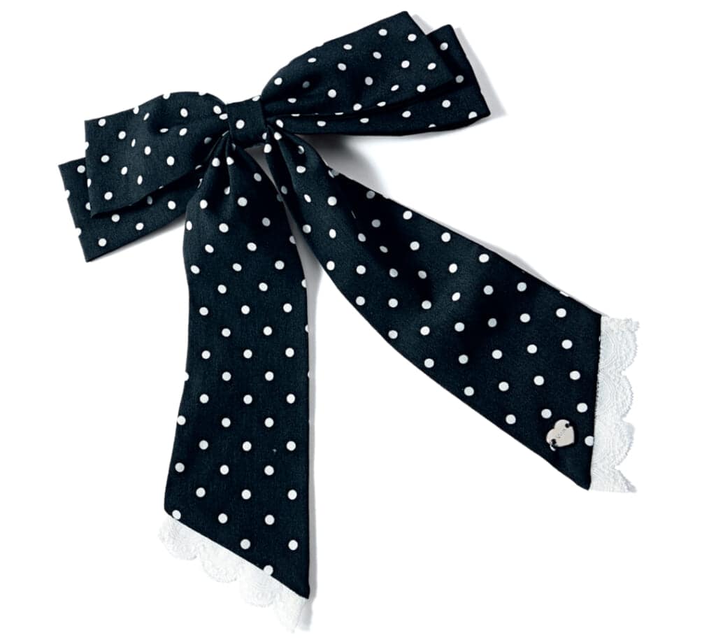 ドット柄バレッタ