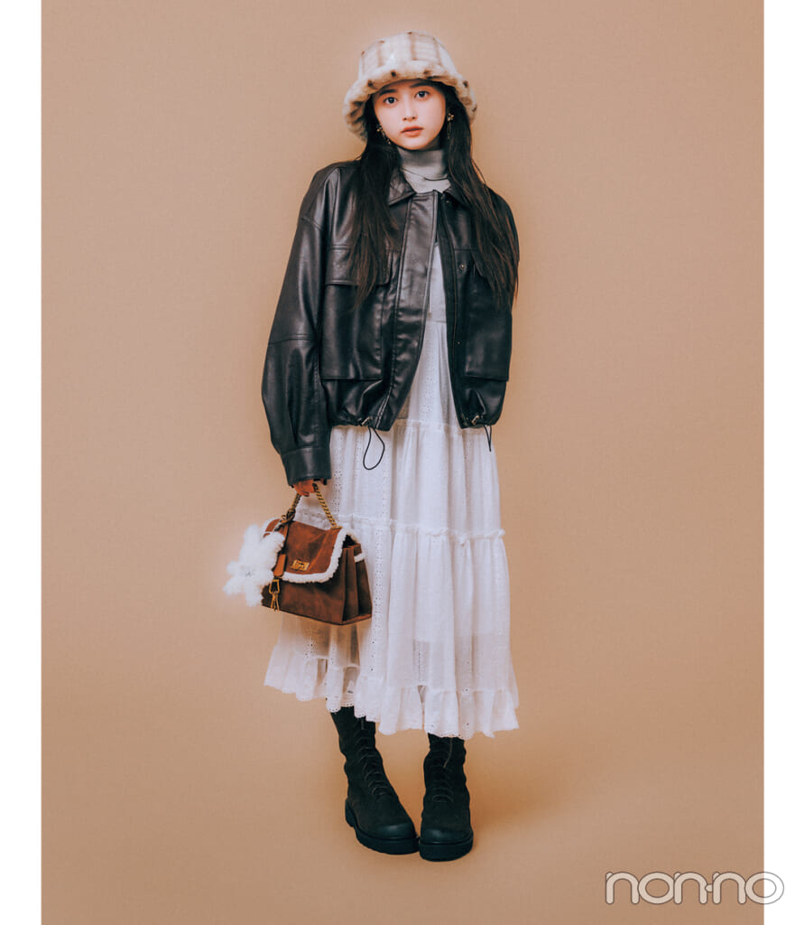 井上和のNEO森ガールコーデ