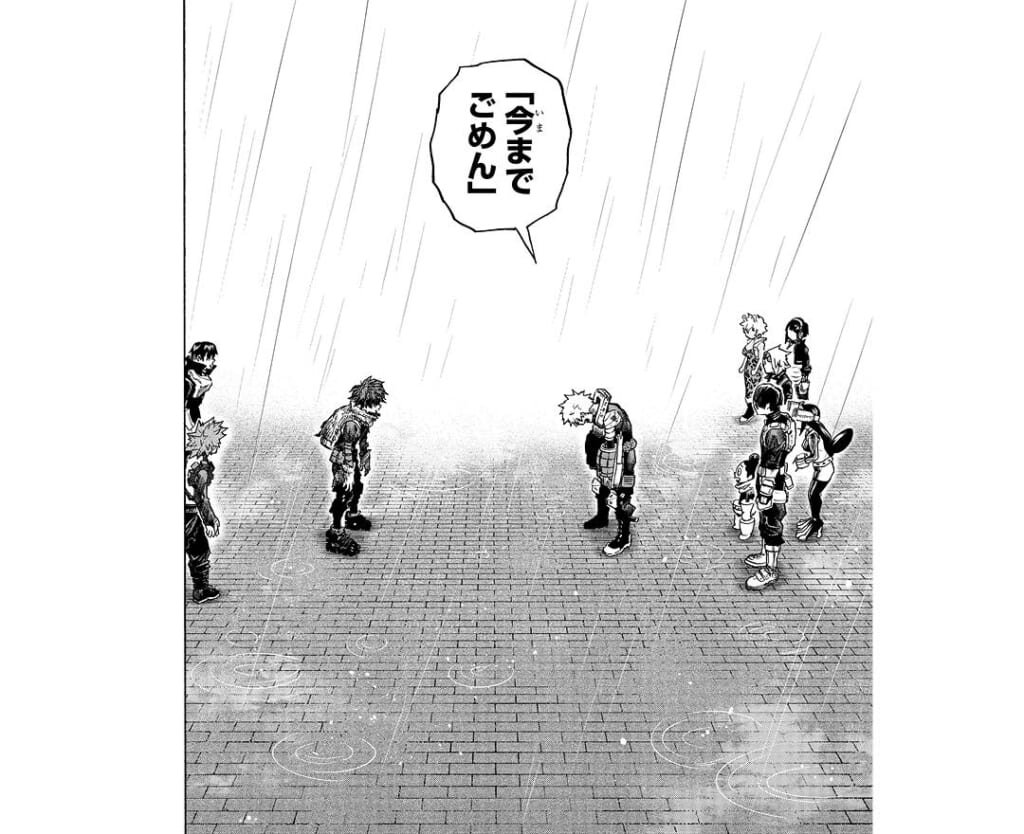 小坂菜緒（日向坂46）さんが好きな『僕のヒーローアカデミア』のシーン2