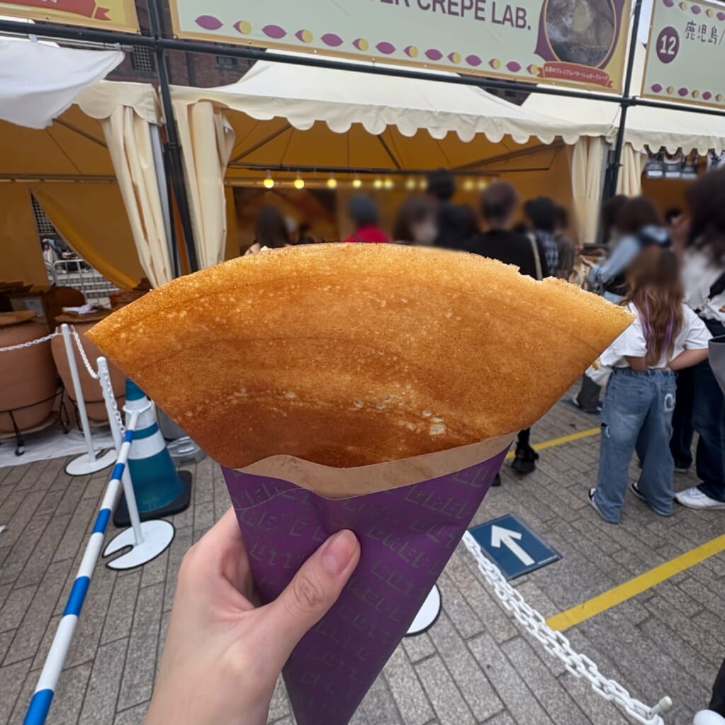 BUTTER CREPE LAB.で購入したクレープ