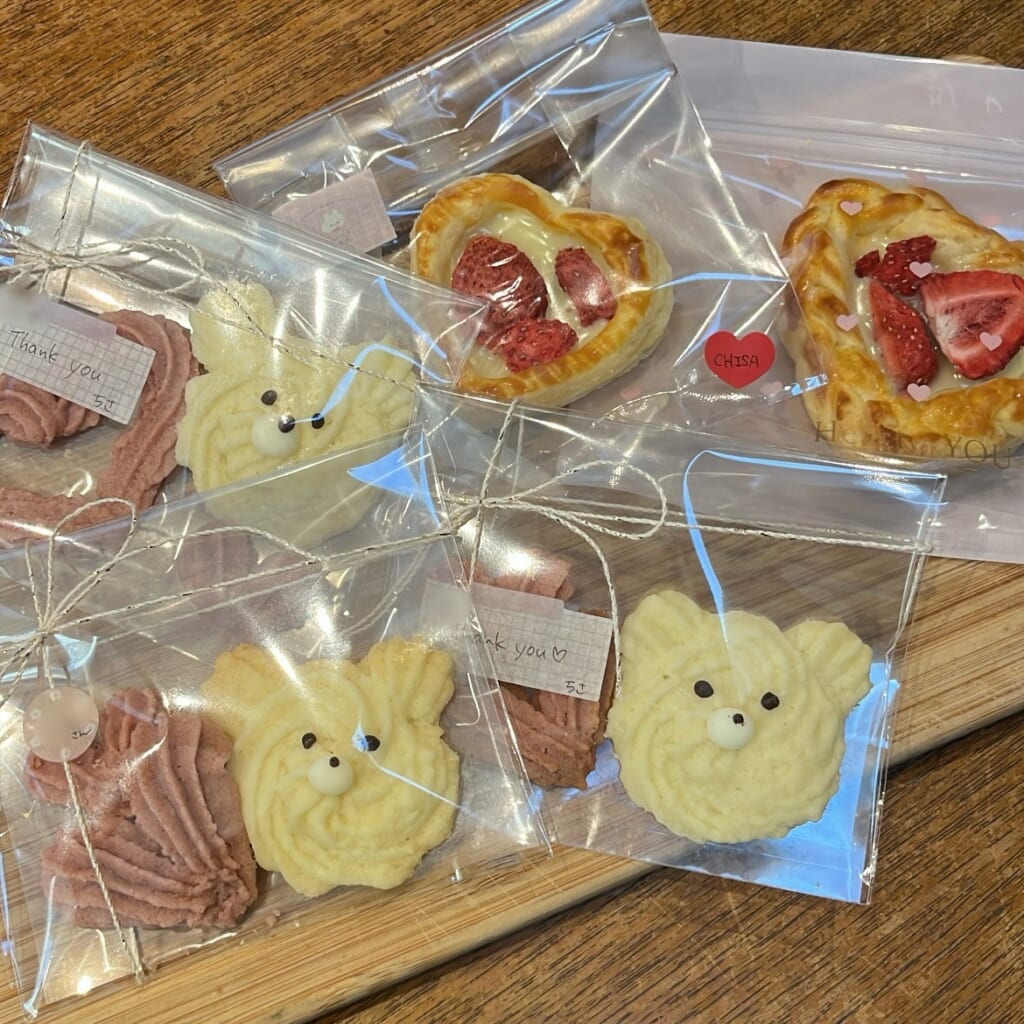 手作りバレンタイン ラッピング アイデア クッキー 生チョコパイ