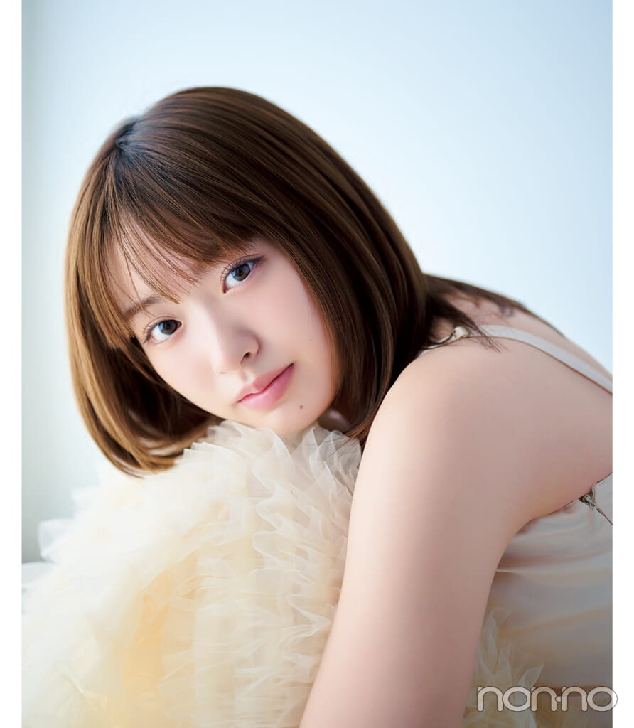 村上なずなのみるきー肌、みるきー髪モデルカット1-2