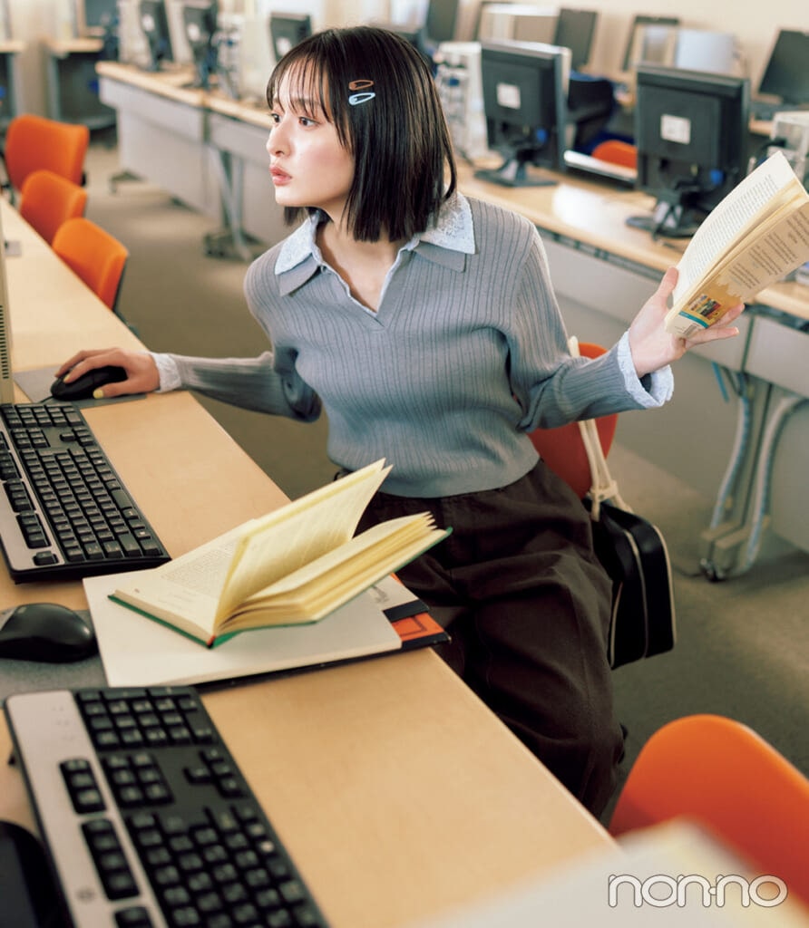 遠藤さくらの新学期ワードローブモデルカット10-4