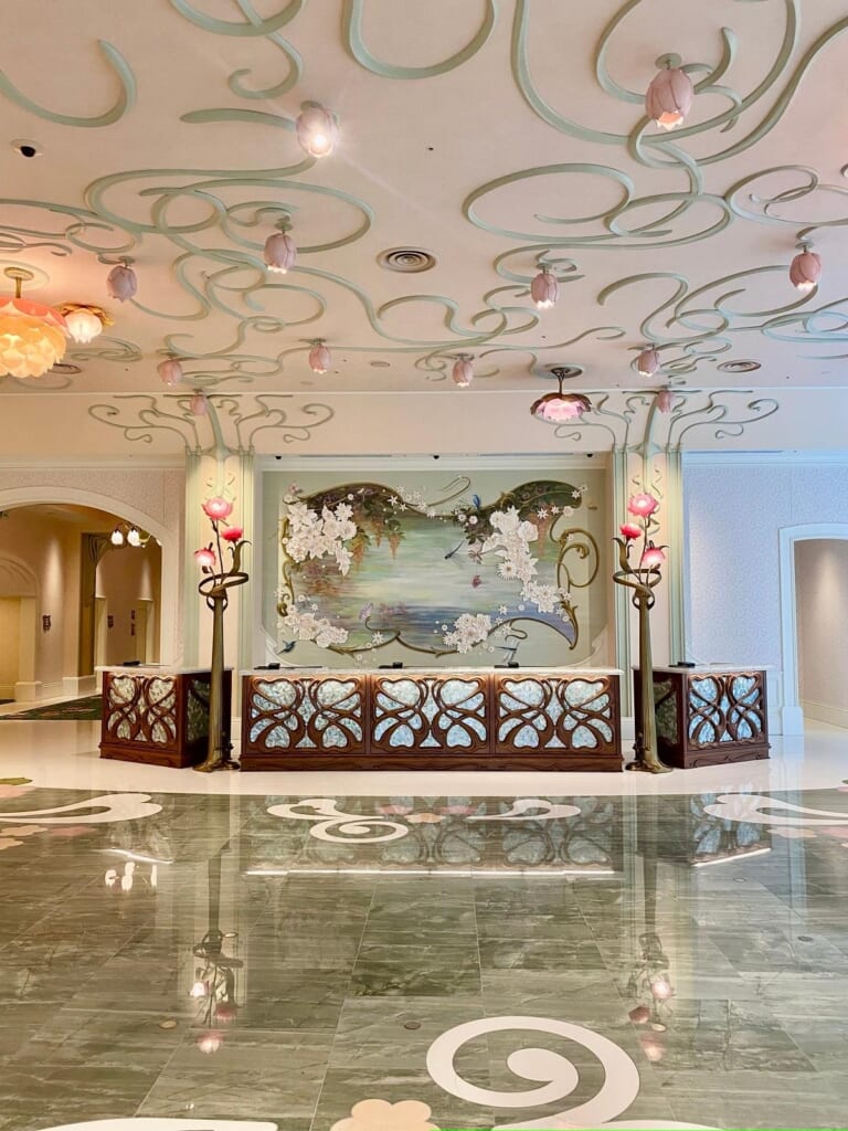 
チェックインカウンターの様子