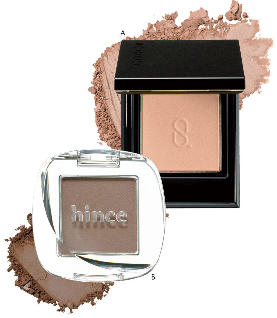 モノ ルック アイズ M-02とシングルアイシャドウ 11